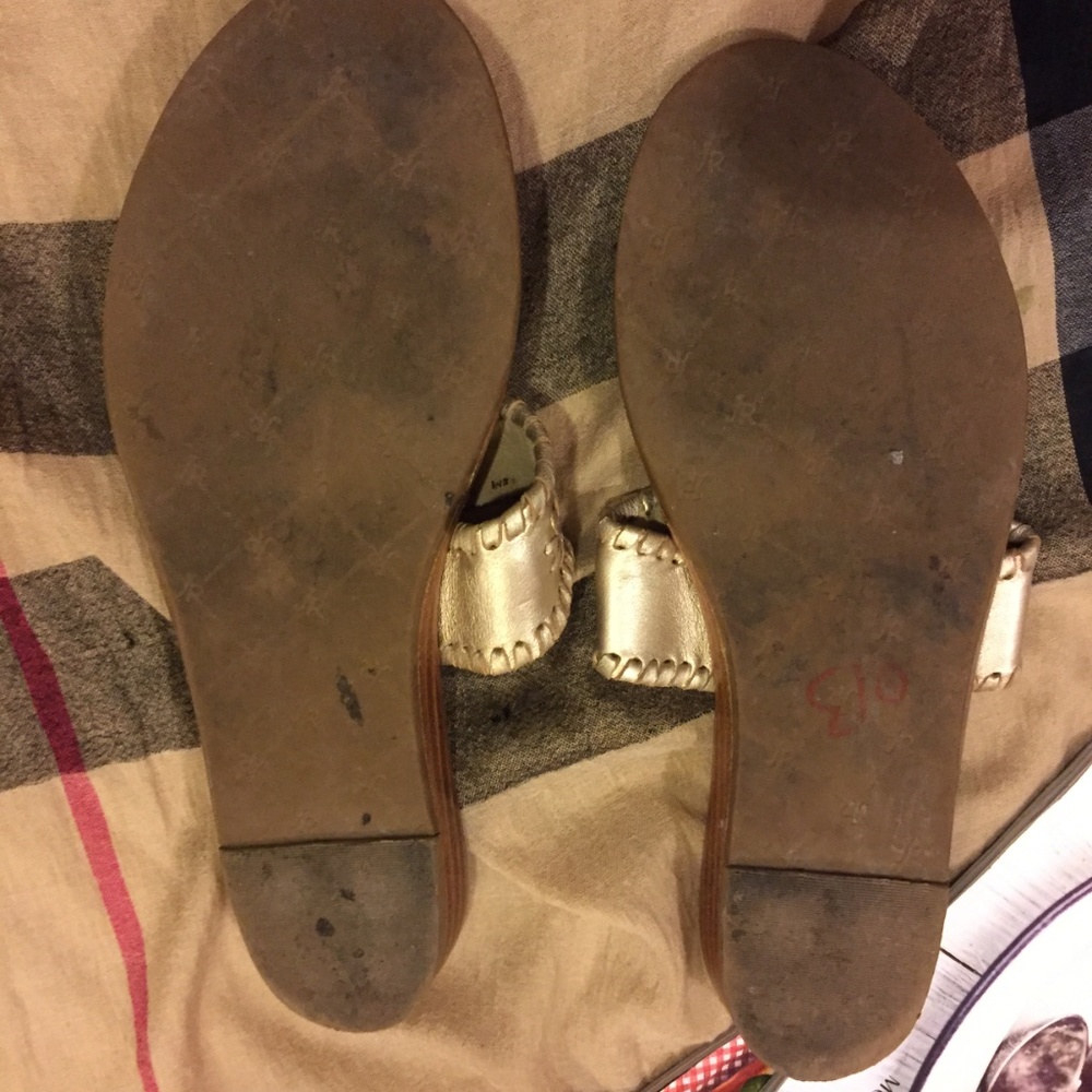Jack Rogers Gold Capri Sandal - Picture 8 of 8